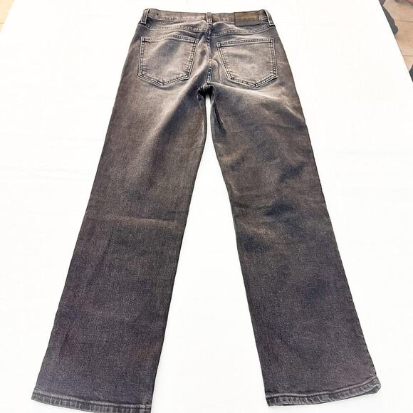 Denim Forum The Arlo High Rise Straight Denim Jeans Button Fly Size 26 x 28L - Picture 3 of 9